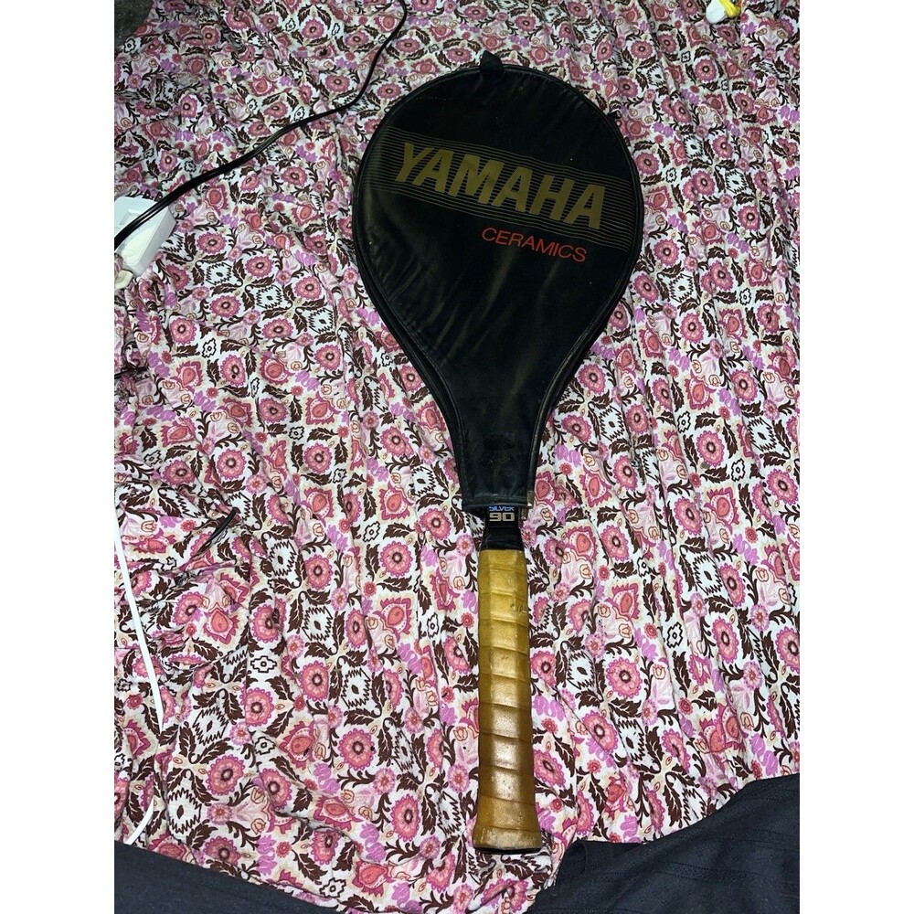 Yamaha Silver 90 Tennis Racquet 4 3/8” Grip With Case